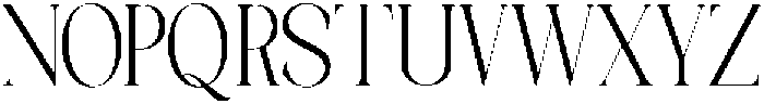 Galino Extra Light Extra Cond otf (200) Font UPPERCASE