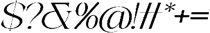 Galino Extra Light Extra Exp Slanted otf (200) Font OTHER CHARS