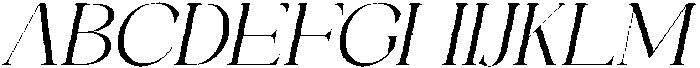 Galino Extra Light Extra Exp Slanted otf (200) Font UPPERCASE
