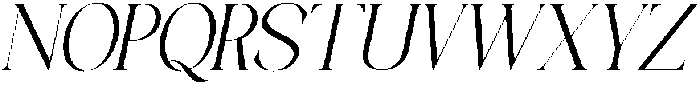 Galino Extra Light Semi Cond Slanted otf (200) Font UPPERCASE