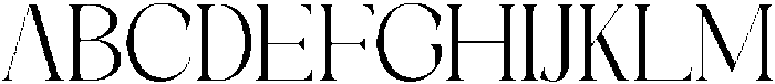 Galino Extra Light Semi Exp otf (200) Font UPPERCASE