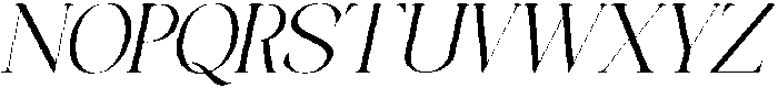 Galino Extra Light Slanted otf (200) Font UPPERCASE
