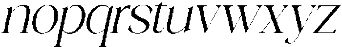 Galino Extra Light Slanted otf (200) Font LOWERCASE