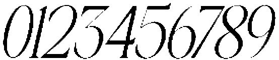 Galino Extra Light Ultra Cond Slanted otf (200) Font OTHER CHARS
