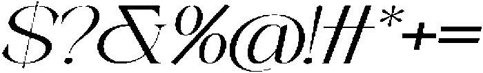 Galino Extra Light Ultra Exp Slanted otf (200) Font OTHER CHARS