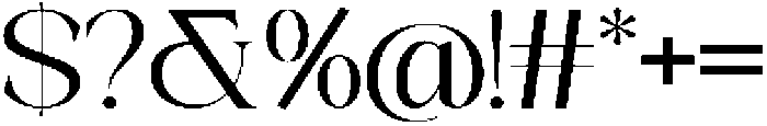 Galino Light Expanded otf (300) Font OTHER CHARS
