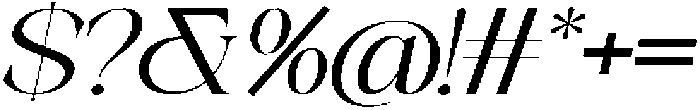 Galino Light Extra Exp Slanted otf (300) Font OTHER CHARS