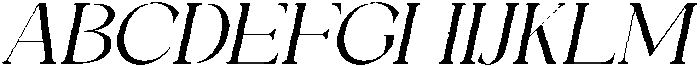Galino Light Extra Exp Slanted otf (300) Font UPPERCASE