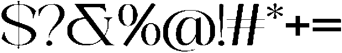 Galino Light Extra Exp otf (300) Font OTHER CHARS