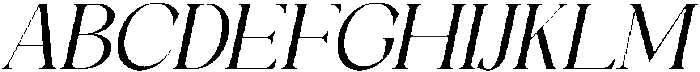 Galino Light Semi Exp Slanted otf (300) Font UPPERCASE