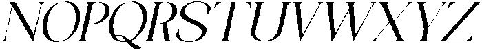 Galino Light Semi Exp Slanted otf (300) Font UPPERCASE
