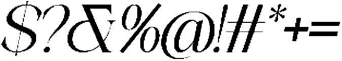 Galino Light Slanted otf (300) Font OTHER CHARS