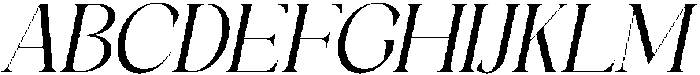 Galino Light Slanted otf (300) Font UPPERCASE