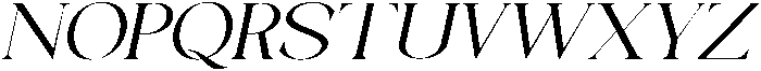 Galino Light Ultra Exp Slanted otf (300) Font UPPERCASE