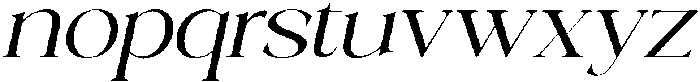 Galino Light Ultra Exp Slanted otf (300) Font LOWERCASE