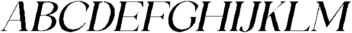 Galino Medium Expanded Slanted otf (500) Font UPPERCASE
