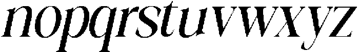 Galino Medium Extra Cond Slanted otf (500) Font LOWERCASE