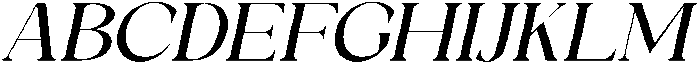Galino Medium Extra Exp Slanted otf (500) Font UPPERCASE