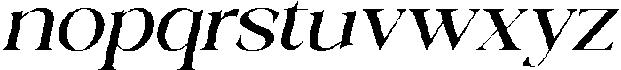 Galino Medium Extra Exp Slanted otf (500) Font LOWERCASE