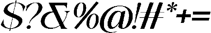 Galino Medium Semi Exp Slanted otf (500) Font OTHER CHARS