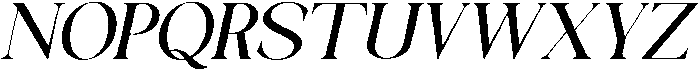 Galino Medium Semi Exp Slanted otf (500) Font UPPERCASE