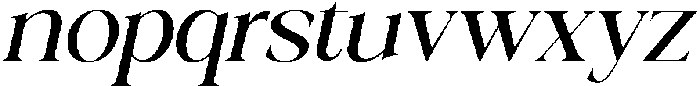 Galino Medium Semi Exp Slanted otf (500) Font LOWERCASE