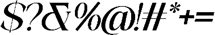 Galino Medium Slanted otf (500) Font OTHER CHARS