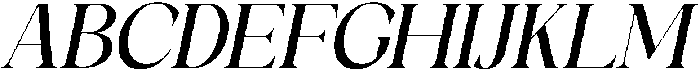 Galino Medium Slanted otf (500) Font UPPERCASE