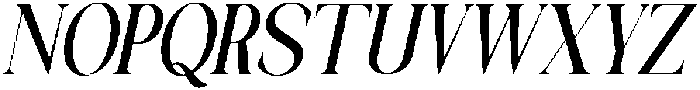 Galino Medium Ultra Cond Slanted otf (500) Font UPPERCASE