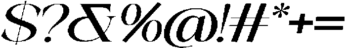 Galino Medium Ultra Exp Slanted otf (500) Font OTHER CHARS