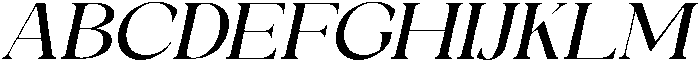 Galino Medium Ultra Exp Slanted otf (500) Font UPPERCASE