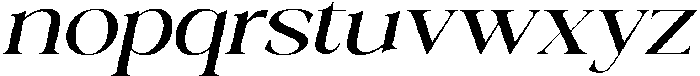 Galino Medium Ultra Exp Slanted otf (500) Font LOWERCASE