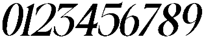 Galino Semi Bold Extra Cond Slanted otf (600) Font OTHER CHARS