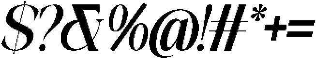Galino Semi Bold Extra Cond Slanted otf (600) Font OTHER CHARS
