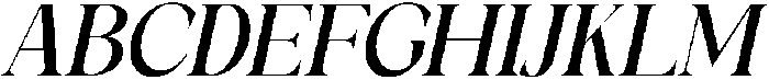 Galino Semi Bold Semi Cond Slanted otf (600) Font UPPERCASE