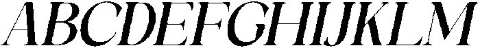 Galino Semi Bold Slanted otf (600) Font UPPERCASE