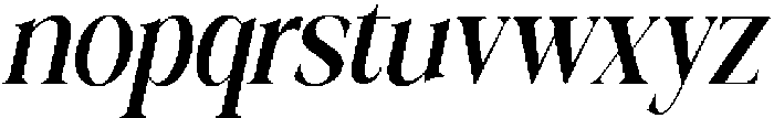 Galino Semi Bold Ultra Cond Slanted otf (600) Font LOWERCASE