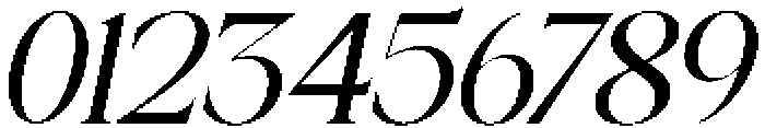 Galino Slanted otf (400) Font OTHER CHARS