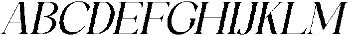 Galino Slanted otf (400) Font UPPERCASE