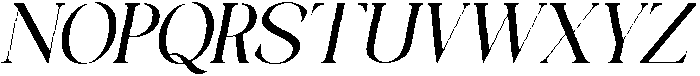 Galino Slanted otf (400) Font UPPERCASE