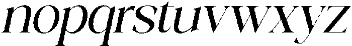 Galino Slanted otf (400) Font LOWERCASE