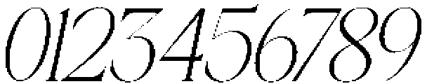 Galino Thin Condensed Slanted otf (100) Font OTHER CHARS