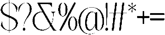 Galino Thin Condensed otf (100) Font OTHER CHARS