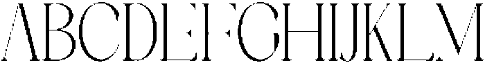 Galino Thin Condensed otf (100) Font UPPERCASE