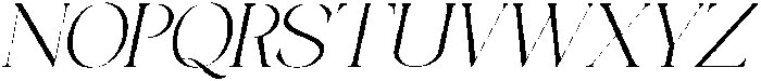 Galino Thin Expanded Slanted otf (100) Font UPPERCASE