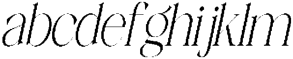 Galino Thin Extra Cond Slanted otf (100) FONT
