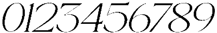 Galino Thin Extra Exp Slanted otf (100) Font OTHER CHARS