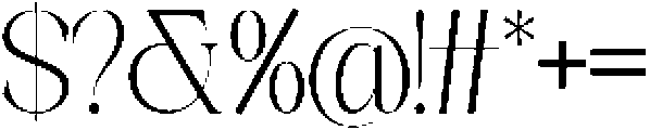 Galino Thin Semi Cond otf (100) Font OTHER CHARS
