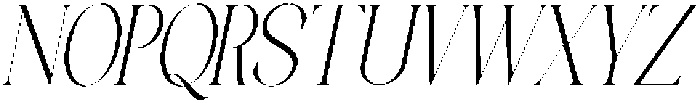 Galino Thin Ultra Cond Slanted otf (100) Font UPPERCASE