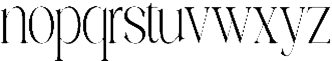 Galino Thin Ultra Cond otf (100) Font LOWERCASE